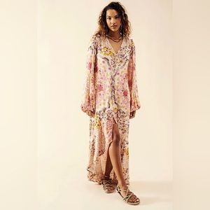 Free People Marais Printed Midi Dress